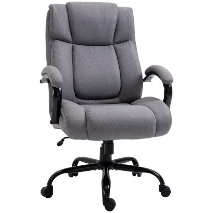 Vinsetto Bürostuhl Schreibtischstuhl Gaming Stuhl Drehstuhl Wippfunktion dick gepolsterter ergonomischer Stuhl Belastbarkeit 220 kg    Aosom