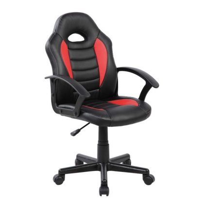 Gaming- & Büro-Stuhl "Basic", schwarz-rot